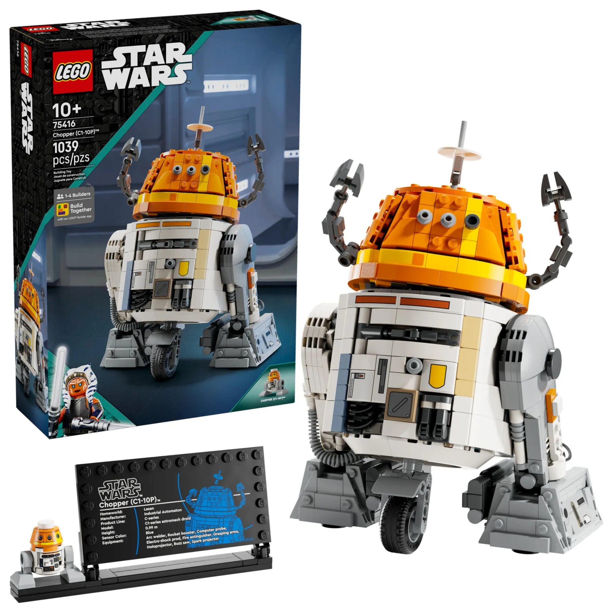 Star Wars™ - Droide Astromecânico Chopper (C1-10P)™